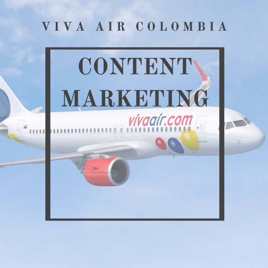 Viva Air Colombia Content Marketing | Kathleen O'Leary Digital Marketing